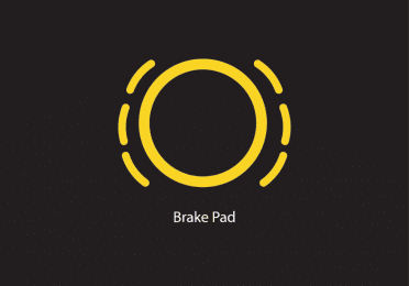 get your brake pad checked when its related symbol is on