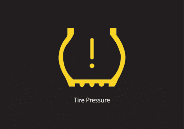 keep an eye for your tire pressure symbol and get your tires checked once it's lit