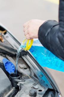 Remember to add the right washer fluid to avoid any surprises 